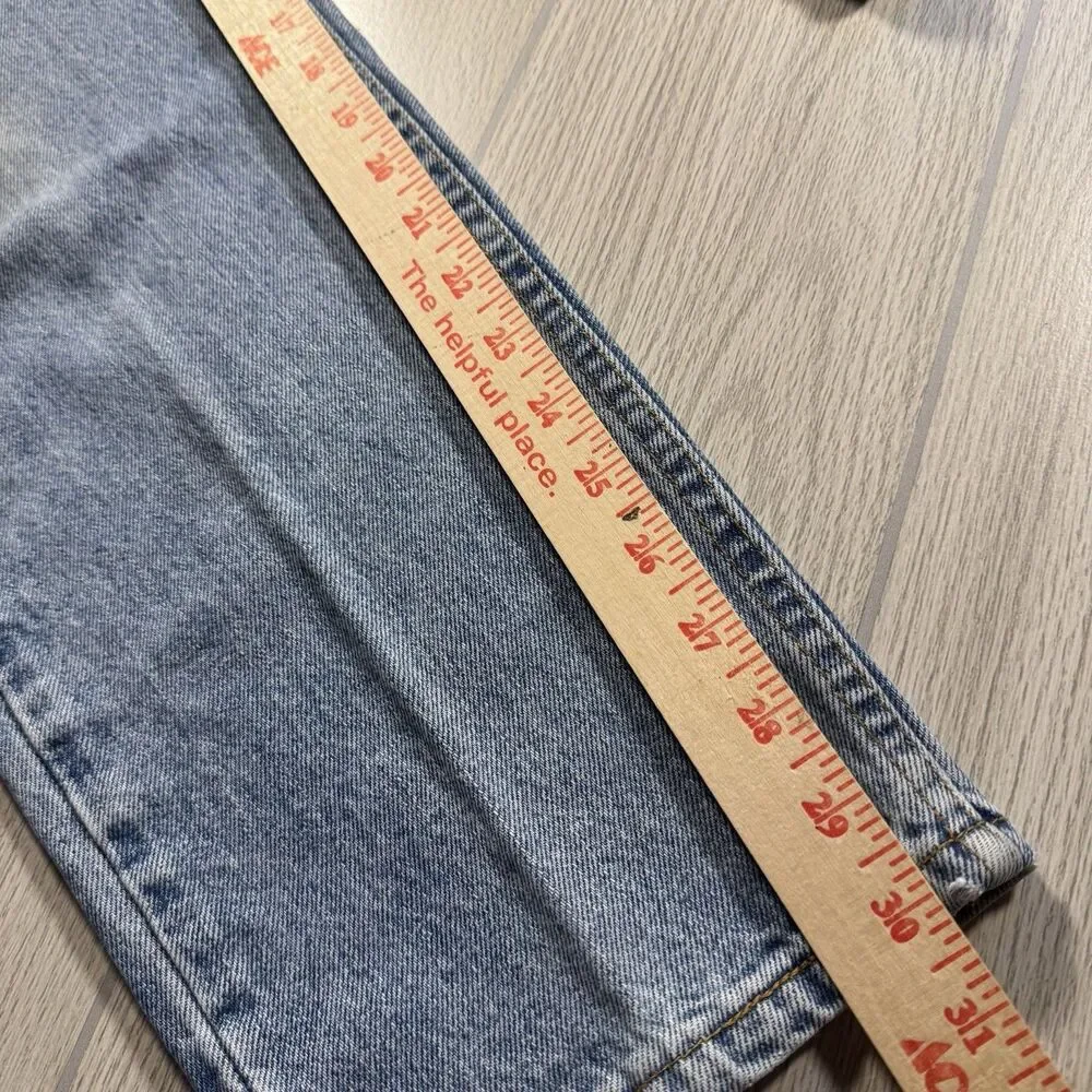 Vtg 90s Levi’s 550 Relaxed Taper Jeans Mens34x30 (fits 32x30) Made in USA Light